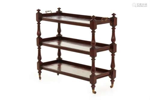 A THREE TIER ETAGERE