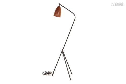 A GRETA MAGNUSSON STYLE 'GRASSHOPPER' FLOOR LAMP