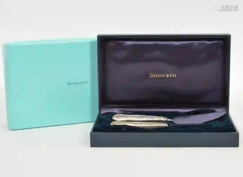 Tiffany & Co. Sterling 2 Pc Cheese Set