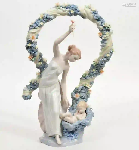 Lladro Large Porcelain Figurine 'Rebirth'