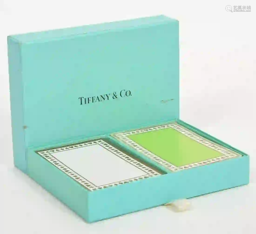 Tiffany & Co Double Deck Playing Cards in Box