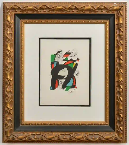 Jean Miro Lithograph 'La Melodie Acide'