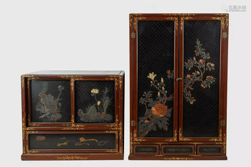 JAPANESE LACQUER SHRINE CABINET