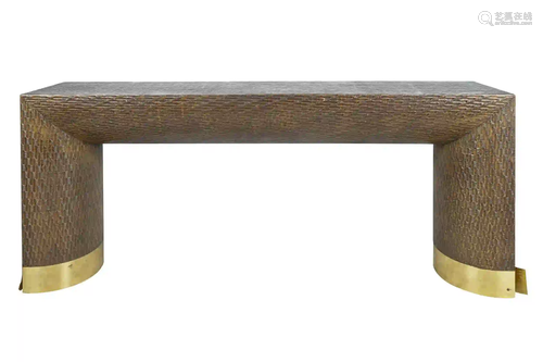 MODERN LACQUERED SOFA TABLE