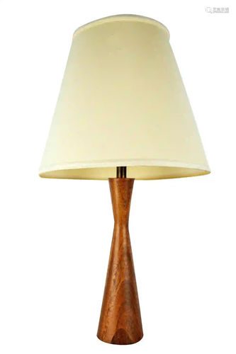 MID-CENTURY MODERN TEAK TABLE LAMP