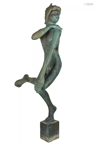 VICTOR SALMONES (1937 - 1989): FIGURAL FOUNTAIN