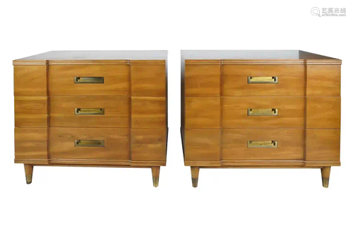 PAIR OF JOHN WIDDICOMB CHESTS