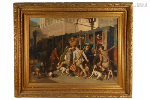 ALEXANDRE JOSQUIN (19TH CENTURY): BOARDING THE TRAIN