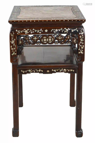 CHINESE INSET TIERED STAND