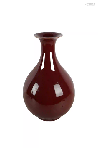 CHINESE OXBLOOD VASE