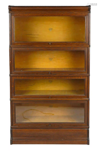 MACEY OAK LAWYER'S BOOKCASE