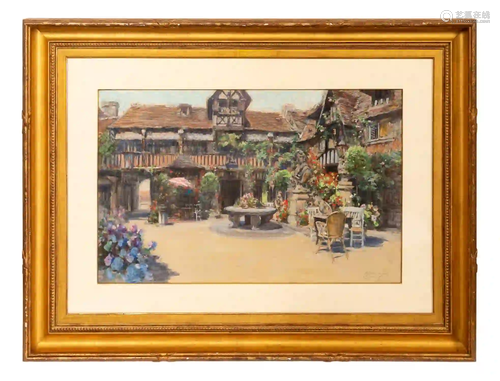 FRANCIS HOPKINSON SMITH, IMPRESSIONIST WATERCOLOR