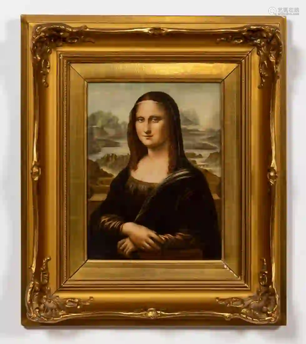 MONA LISA, ROSENTHAL PORCELAIN, GILTWOOD FRAME