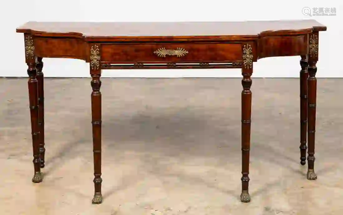 19TH CENTURY ENGLISH REGENCY ROSEWOOD SERVER