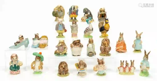 23 PIECES, BESWICK, BEATRIX POTTER CHARACTERS