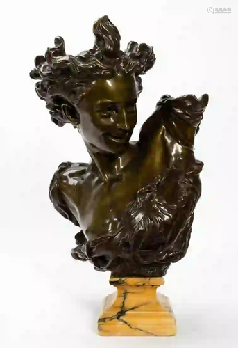 JEAN-BAPTISTE CARPEAUX, GENIUS OF DANCE, BRONZE