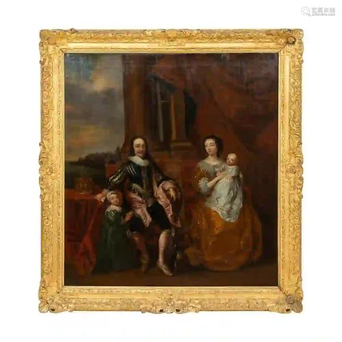 AFTER VAN DYCK, PORTRAIT OF FAMILY OF CHARLES I