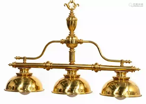 TRADITIONAL BRASS BILLIARDS TABLE LIGHT