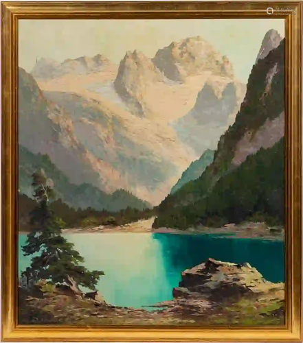 GEORG ARNOLD GRABONE, GOUSAUSEEN, ALPINE LAKE