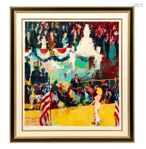 LEROY NEIMAN, MARILYN MONROE, BIRTHDAY, FRAMED