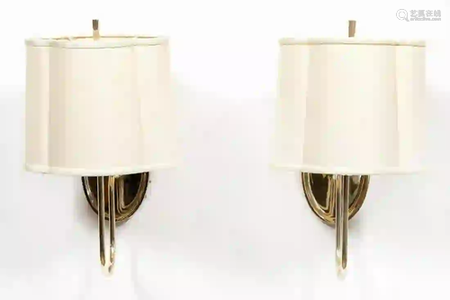 PR., BARBARA BARRY 'SIMPLE' SCONCES WITH SHADES