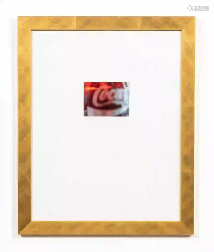 JOHN SUMNER, COKE BOTTLE STILL LIFE PHOTO, FRAMED