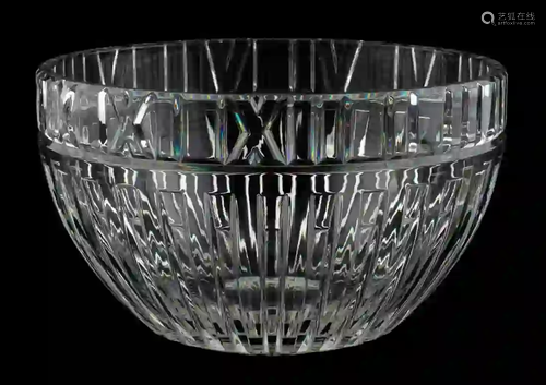 TIFFANY CRYSTAL BOWL, 