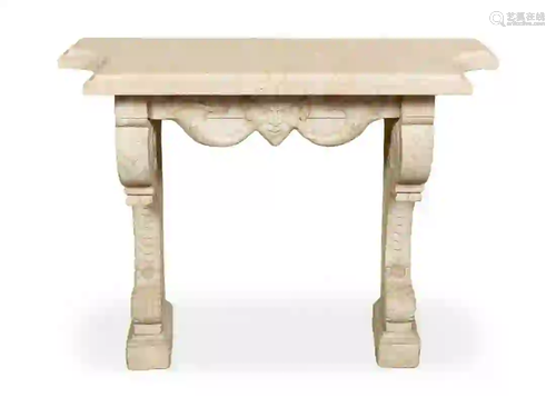 DENNIS & LEEN HADRIAN STONE WALL CONSOLE