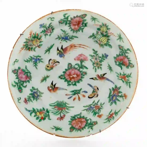 PRESIDENT ROOSEVELT, CHINESE EXPORT PLATE