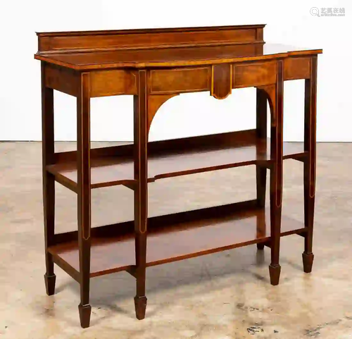 HEPPLEWHITE STYLE TIERED MAHOGANY SERVER