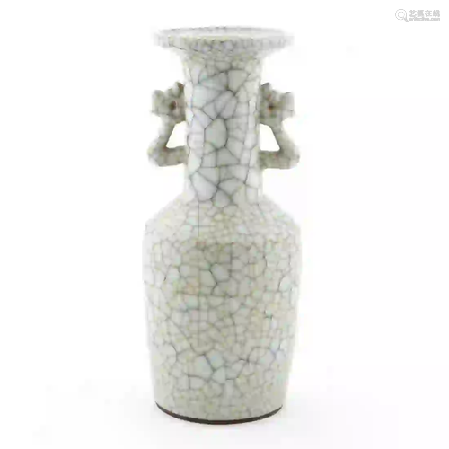 CHINESE GE-WARE CRACKLE BANGCHUIPING VASE