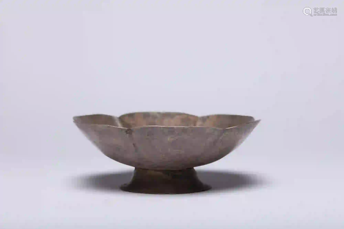 A Lobed Silver Bowl Song Dynasty