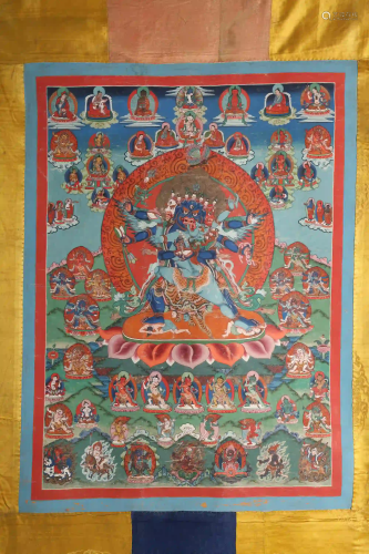 18th Century Eastern Tibetan Thangka of Mahottara