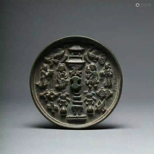 An Immortals Bronze Mirrors Ming Dynasty