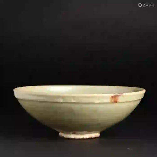 A Yaozhou Carved Celadon Tea Bowl Southern Song