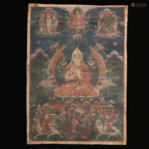 An 18th Century Tibetan Tsongkhapa Thangka