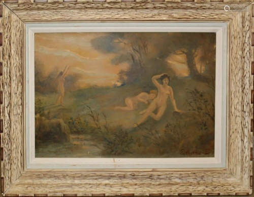 Louis Michel Eilshemius (FR 1864-1941) Three Nudes