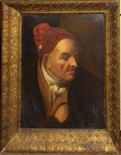 18th c French School portrait of a gentleman