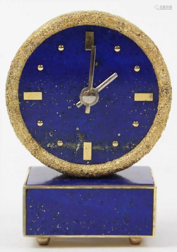 Tiffany & Co. 18K & Lapis Travel Clock