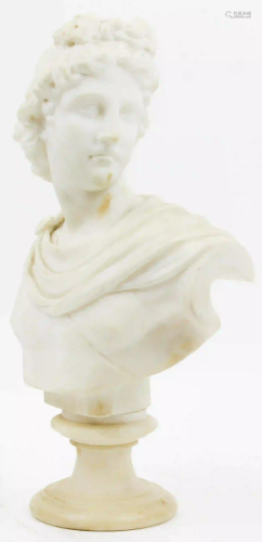 Italian Classical Figure Marble Bust