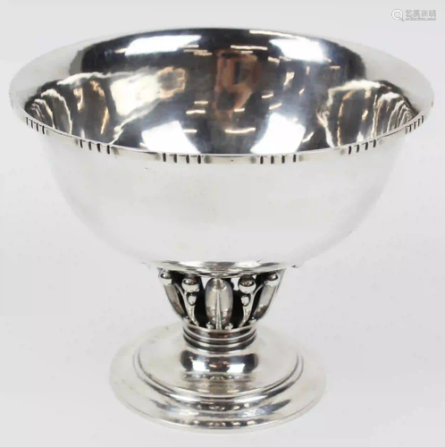 Georg Jensen Louvre Sterling Footed Bowl