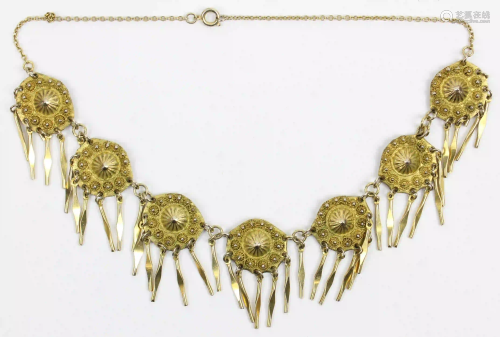 Asian Yellow Gold Necklace