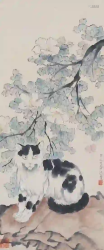 A Chinese Scroll Painting By Xu Beihong