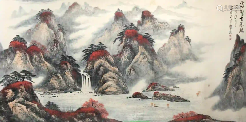 A Chinese Painting By Wei Zixi