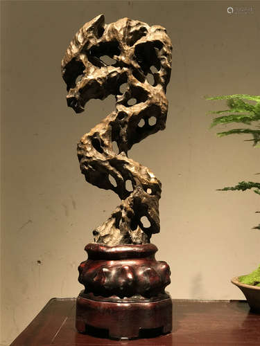 A Chinese Carved Stone Decoration