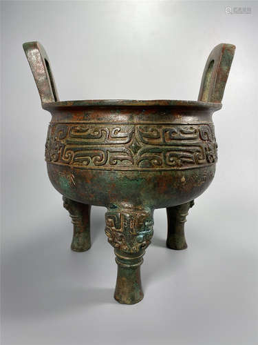 A Chinese Bronze Ding