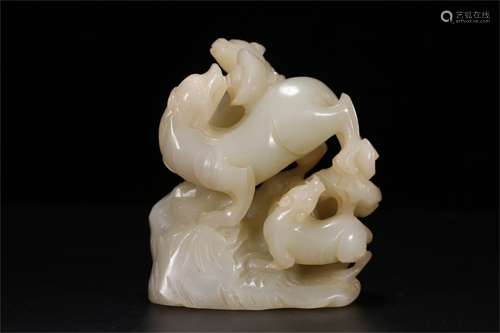 A Chinese Carved Jade Decoration