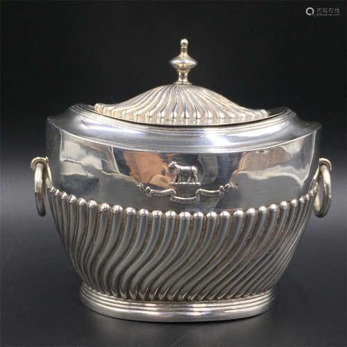 A British Silver Jar