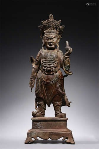 A Chinese Bronze Figure of Buddha