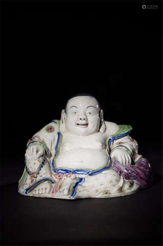 A Chinese Porcelain Figure of Buddha